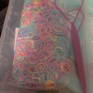 Colorful Elastic Hair Bands with Tool